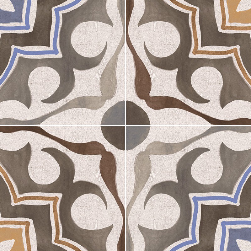 Textures   -   ARCHITECTURE   -   TILES INTERIOR   -   Cement - Encaustic   -   Encaustic  - Traditional encaustic cement ornate tile texture seamless 13599 - HR Full resolution preview demo