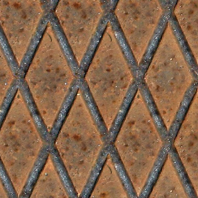 Textures   -   MATERIALS   -   METALS   -   Plates  - Iron rusty dirty metal plate texture seamless 10738 - HR Full resolution preview demo
