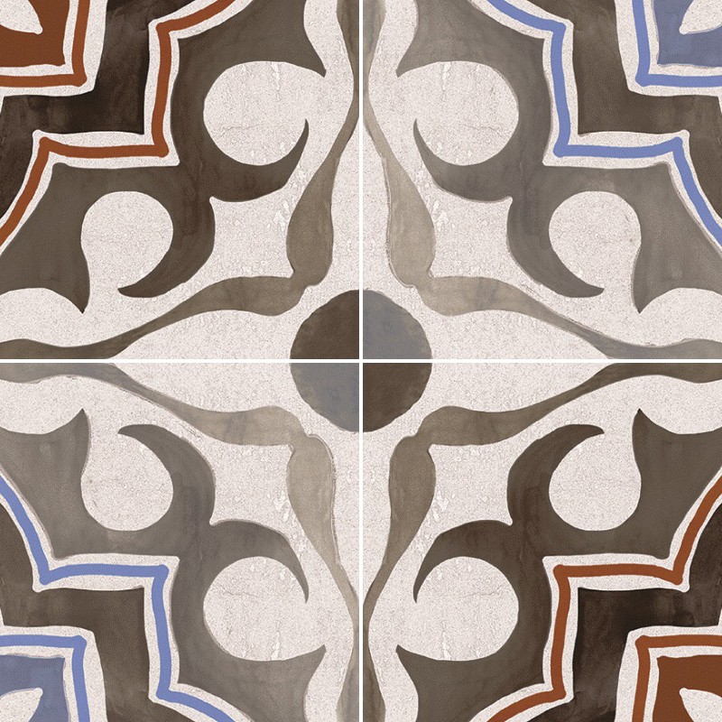 Textures   -   ARCHITECTURE   -   TILES INTERIOR   -   Cement - Encaustic   -   Encaustic  - Traditional encaustic cement ornate tile texture seamless 13600 - HR Full resolution preview demo