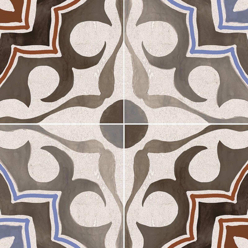 Textures   -   ARCHITECTURE   -   TILES INTERIOR   -   Cement - Encaustic   -   Encaustic  - Traditional encaustic cement ornate tile texture seamless 13602 - HR Full resolution preview demo