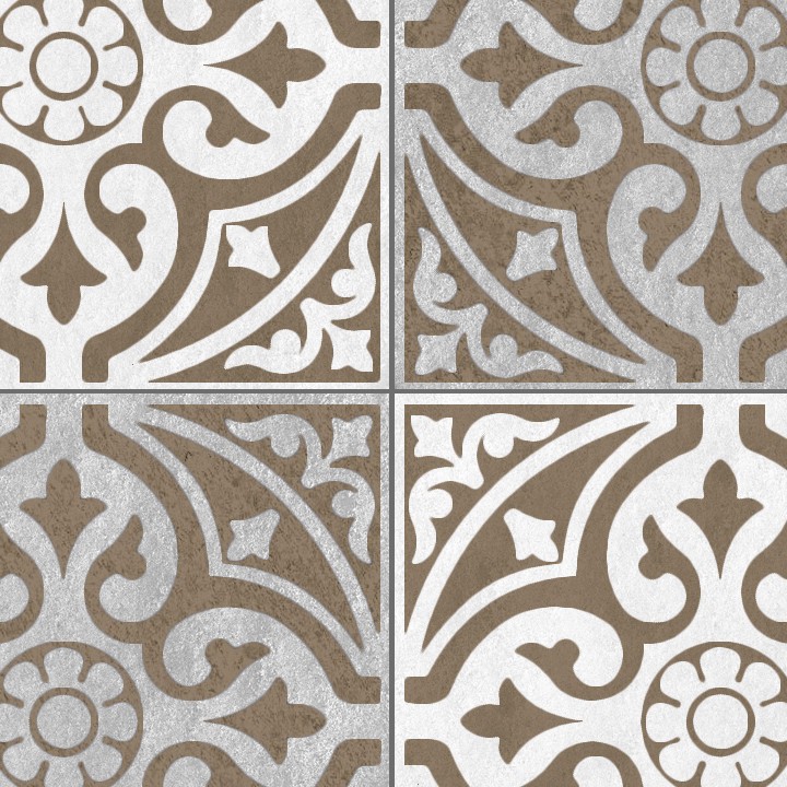 Textures   -   ARCHITECTURE   -   TILES INTERIOR   -   Cement - Encaustic   -   Victorian  - Victorian cement floor tile texture seamless 13827 - HR Full resolution preview demo