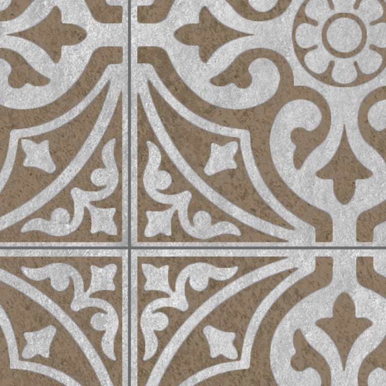 Textures   -   ARCHITECTURE   -   TILES INTERIOR   -   Cement - Encaustic   -   Victorian  - Victorian cement floor tile texture seamless 13831 - HR Full resolution preview demo