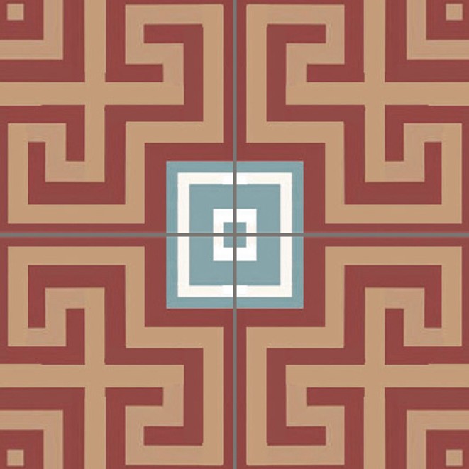 Textures   -   ARCHITECTURE   -   TILES INTERIOR   -   Cement - Encaustic   -   Victorian  - Victorian cement floor tile texture seamless 13838 - HR Full resolution preview demo