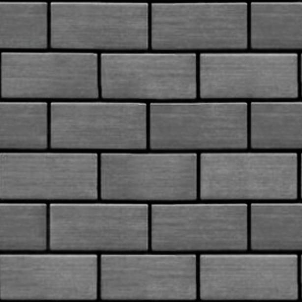 Textures   -   MATERIALS   -   METALS   -   Facades claddings  - Metal brick facade cladding texture seamless 10287 - HR Full resolution preview demo