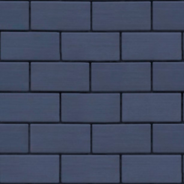 Textures   -   MATERIALS   -   METALS   -   Facades claddings  - Metal brick facade cladding texture seamless 10292 - HR Full resolution preview demo
