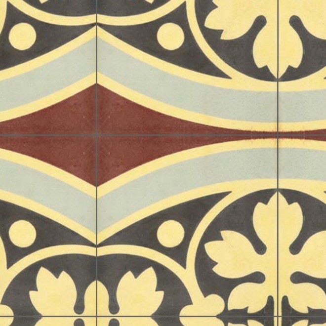 Textures   -   ARCHITECTURE   -   TILES INTERIOR   -   Cement - Encaustic   -   Encaustic  - Traditional encaustic cement ornate tile texture seamless 13629 - HR Full resolution preview demo