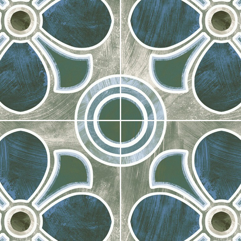 Textures   -   ARCHITECTURE   -   TILES INTERIOR   -   Cement - Encaustic   -   Encaustic  - Traditional encaustic cement ornate tile texture seamless 13643 - HR Full resolution preview demo