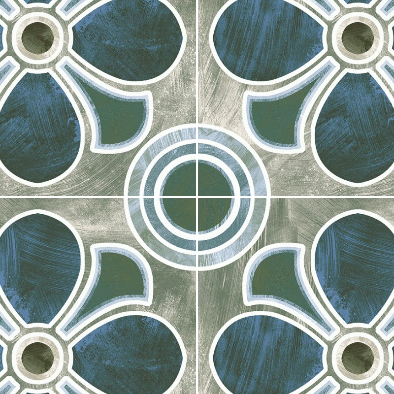 Textures   -   ARCHITECTURE   -   TILES INTERIOR   -   Cement - Encaustic   -   Encaustic  - Traditional encaustic cement ornate tile texture seamless 13645 - HR Full resolution preview demo