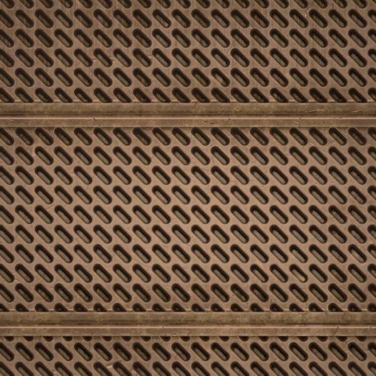 Textures   -   MATERIALS   -   METALS   -   Plates  - Industrial bronze metal plate texture seamless 10786 - HR Full resolution preview demo