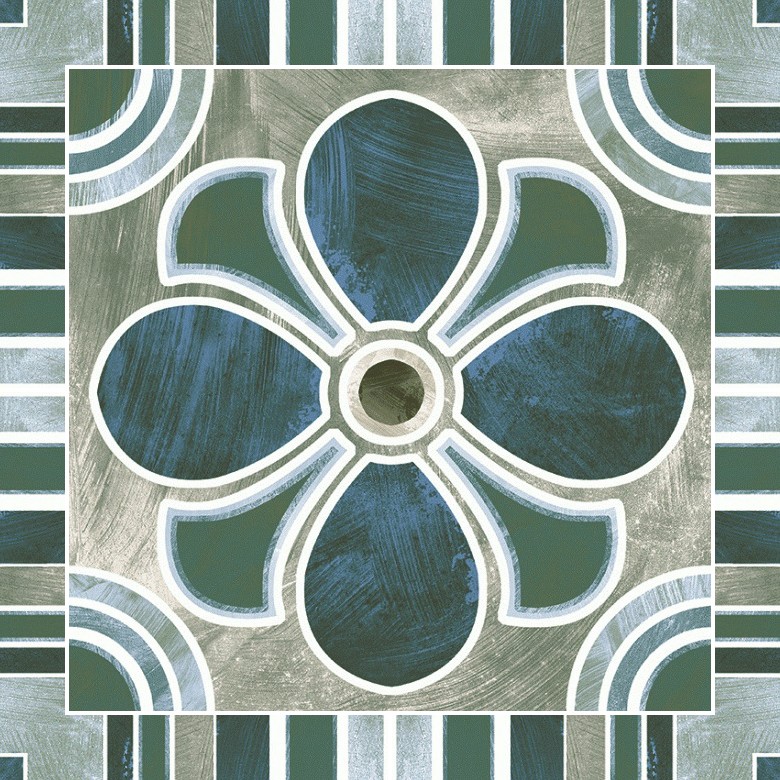 Textures   -   ARCHITECTURE   -   TILES INTERIOR   -   Cement - Encaustic   -   Encaustic  - Traditional encaustic cement ornate tile texture seamless 13646 - HR Full resolution preview demo