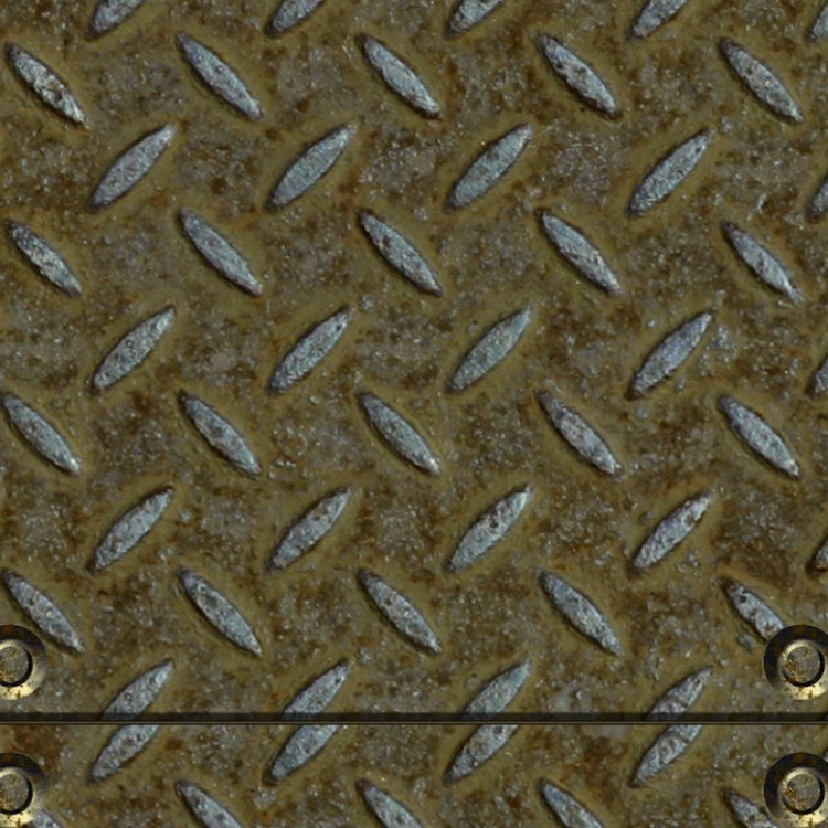 Textures   -   MATERIALS   -   METALS   -   Plates  - Rusty iron metal plate texture seamless 10817 - HR Full resolution preview demo