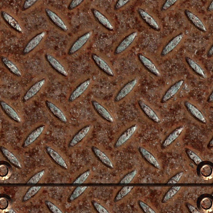 Textures   -   MATERIALS   -   METALS   -   Plates  - Rusty iron metal plate texture seamless 10821 - HR Full resolution preview demo