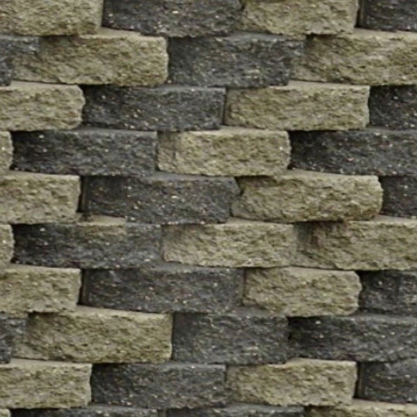 Textures   -   ARCHITECTURE   -   STONES WALLS   -   Claddings stone   -   Exterior  - Retaining wall cladding stone mixed size seamless 07993 - HR Full resolution preview demo