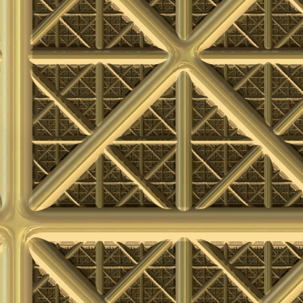 Textures   -   MATERIALS   -   METALS   -   Facades claddings  - Brass metal facade cladding texture seamless 10385 - HR Full resolution preview demo