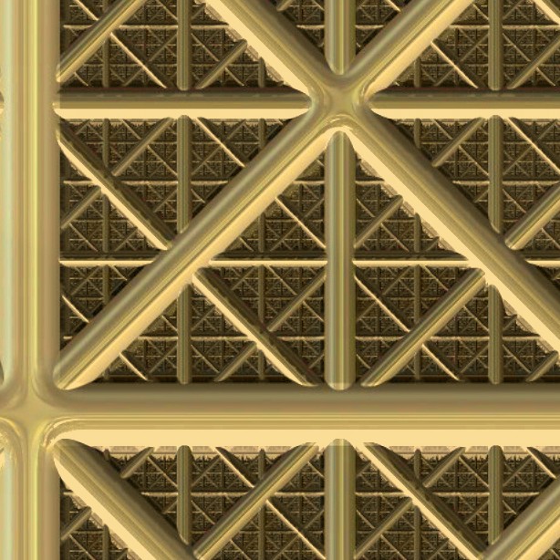 Textures   -   MATERIALS   -   METALS   -   Facades claddings  - Brass metal facade cladding texture seamless 10385 - HR Full resolution preview demo