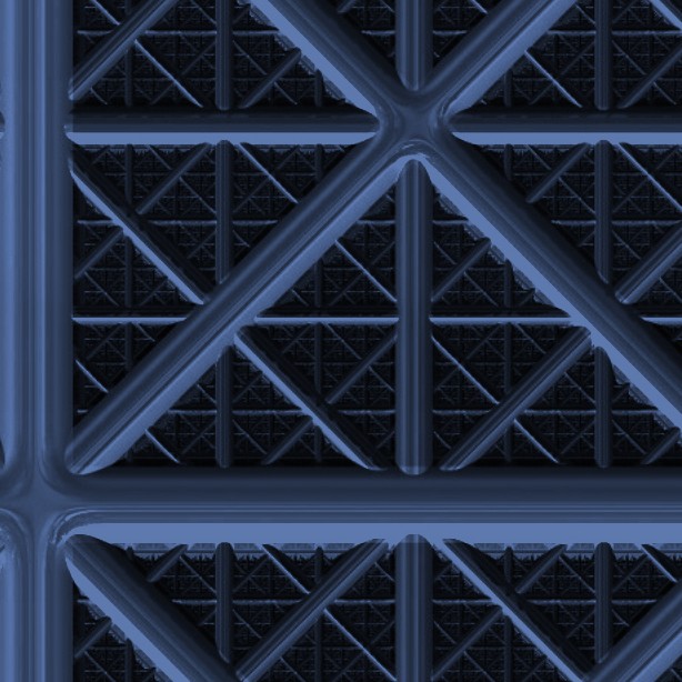 Textures   -   MATERIALS   -   METALS   -   Facades claddings  - Blue metal facade cladding texture seamless 10386 - HR Full resolution preview demo