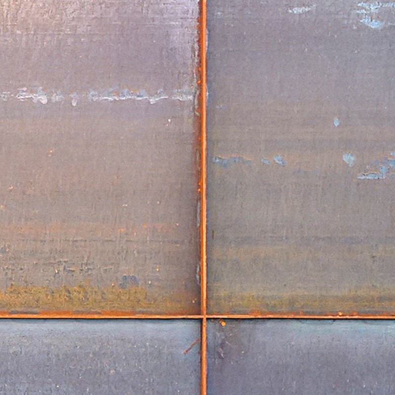 Textures   -   MATERIALS   -   METALS   -   Facades claddings  - Dirt rusty metal facade cladding 18219 - HR Full resolution preview demo