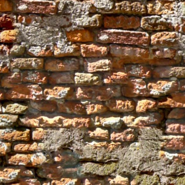 Textures   -   ARCHITECTURE   -   BRICKS   -   Damaged bricks  - Damaged bricks texture seamless 00102 - HR Full resolution preview demo