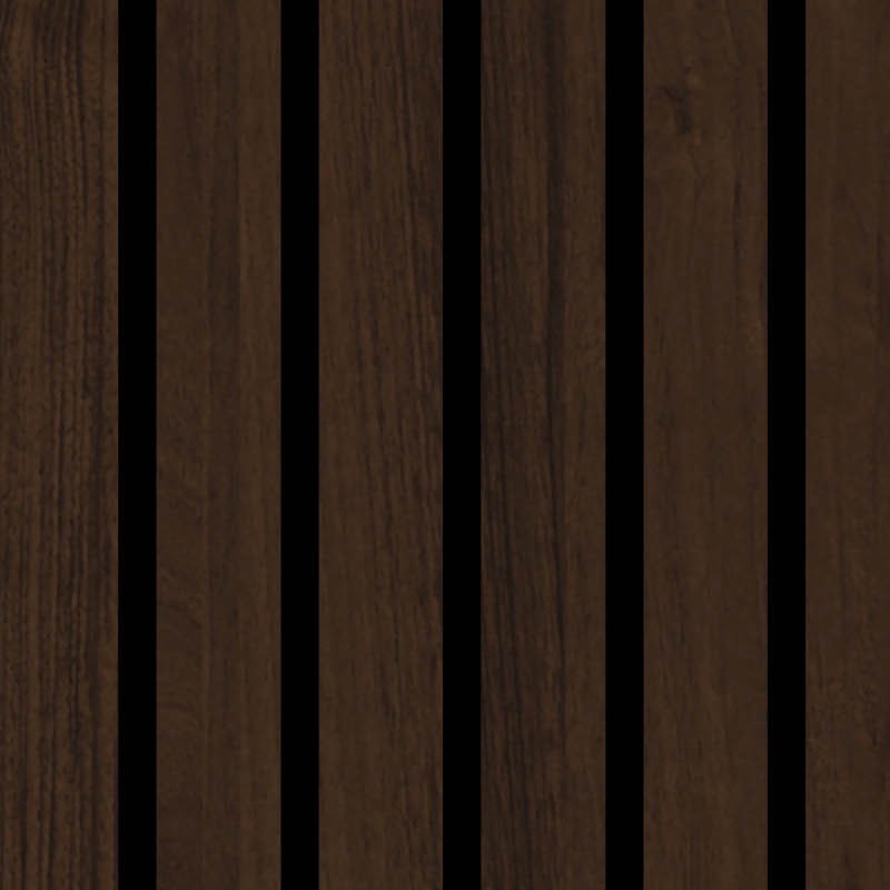 Textures   -   ARCHITECTURE   -   WOOD   -   Wood panels  - walnut wooden slats pbr texture seamless 22235 - HR Full resolution preview demo