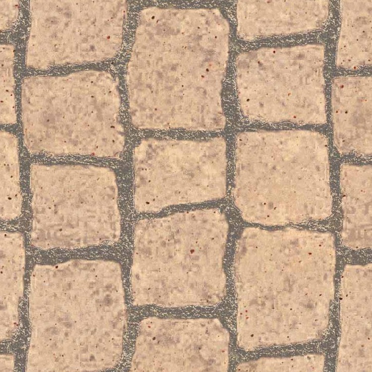 Textures   -   ARCHITECTURE   -   ROADS   -   Paving streets   -   Cobblestone  - Street cotto paving cobblestone texture seamless 17012 - HR Full resolution preview demo