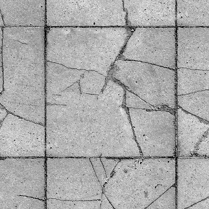 Textures   -   ARCHITECTURE   -   PAVING OUTDOOR   -   Concrete   -   Blocks damaged  - Concrete paving outdoor damaged texture seamless 05491 - HR Full resolution preview demo