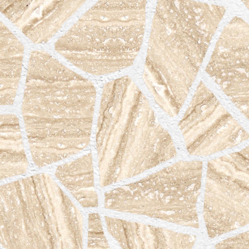 Textures - ARCHITECTURE - PAVING OUTDOOR - Flagstone - Travertine Flagstone PBR texture seamless 22660 - HR Full resolution preview demo
