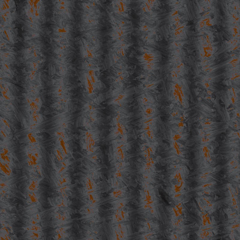Textures   -   MATERIALS   -   METALS   -   Corrugated  - Dirty corrugated metal PBR texture seamless 21773 - HR Full resolution preview demo