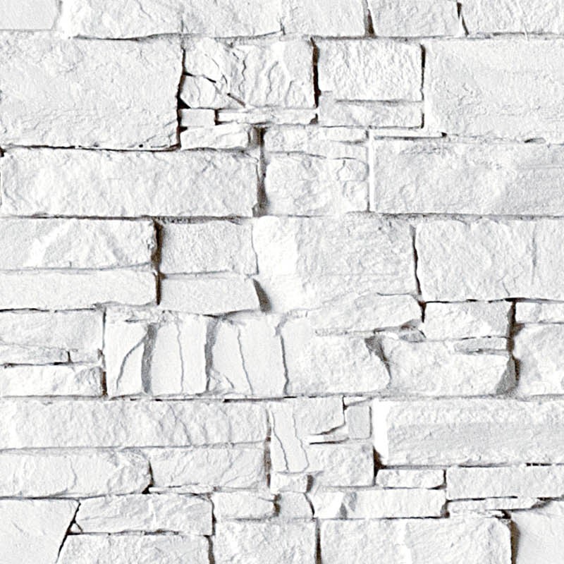Textures   -   ARCHITECTURE   -   STONES WALLS   -   Claddings stone   -   Interior  - White wall covering PBR texture seamless 21929 - HR Full resolution preview demo