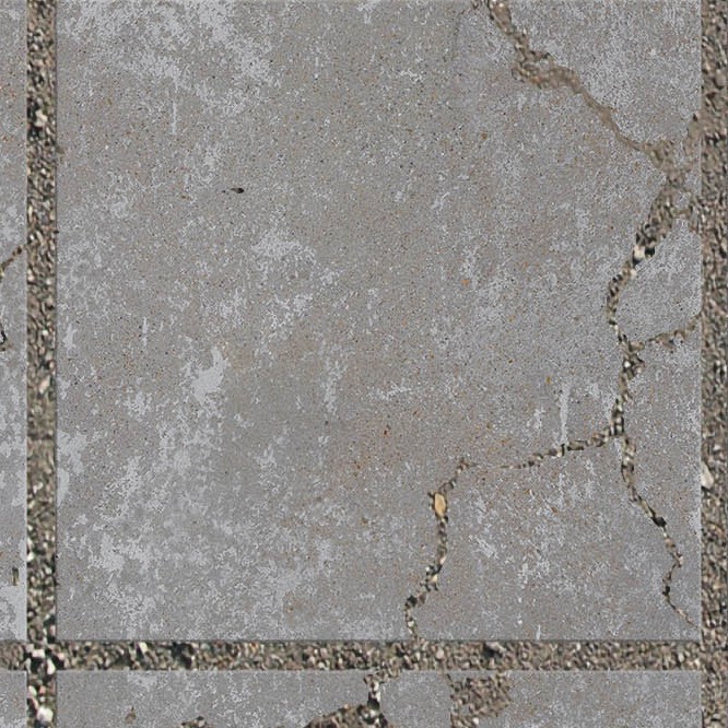 Textures   -   ARCHITECTURE   -   PAVING OUTDOOR   -   Concrete   -   Blocks damaged  - Concrete paving outdoor damaged texture seamless 05492 - HR Full resolution preview demo