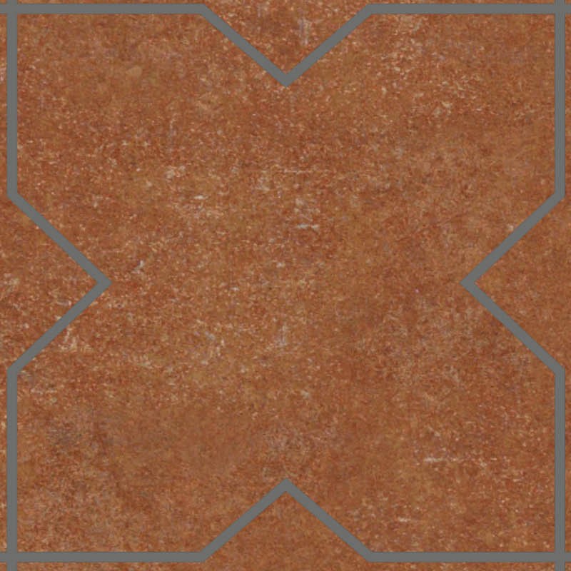 Textures   -   ARCHITECTURE   -   TILES INTERIOR   -   Terracotta tiles  - terracotta floor tile PBR texture seamless 21815 - HR Full resolution preview demo