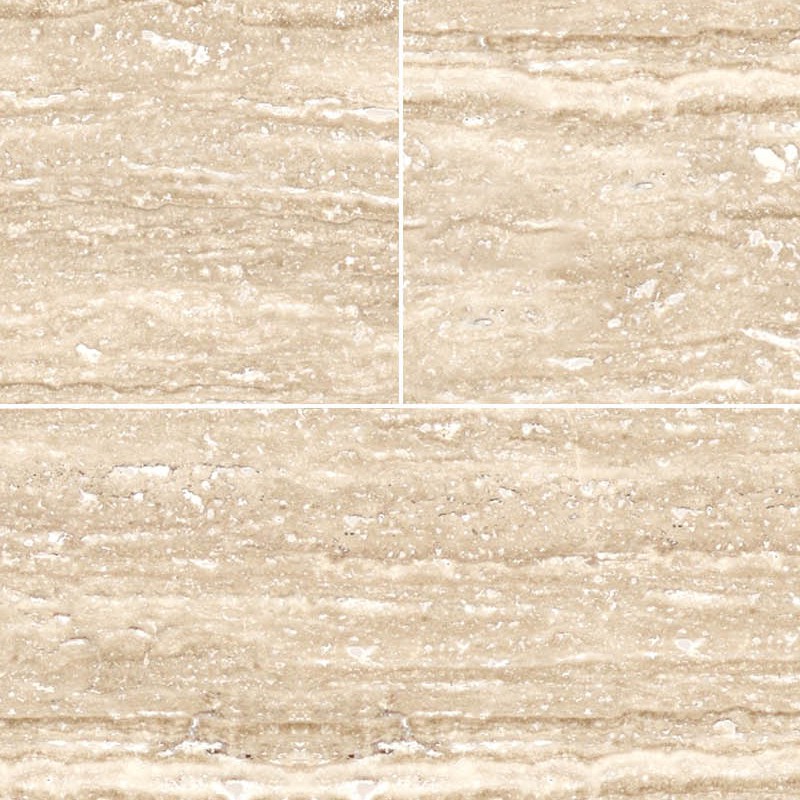 Textures   -   ARCHITECTURE   -   TILES INTERIOR   -   Marble tiles   -   Travertine  - Travertine floor tile PBR texture seamless 22659 - HR Full resolution preview demo