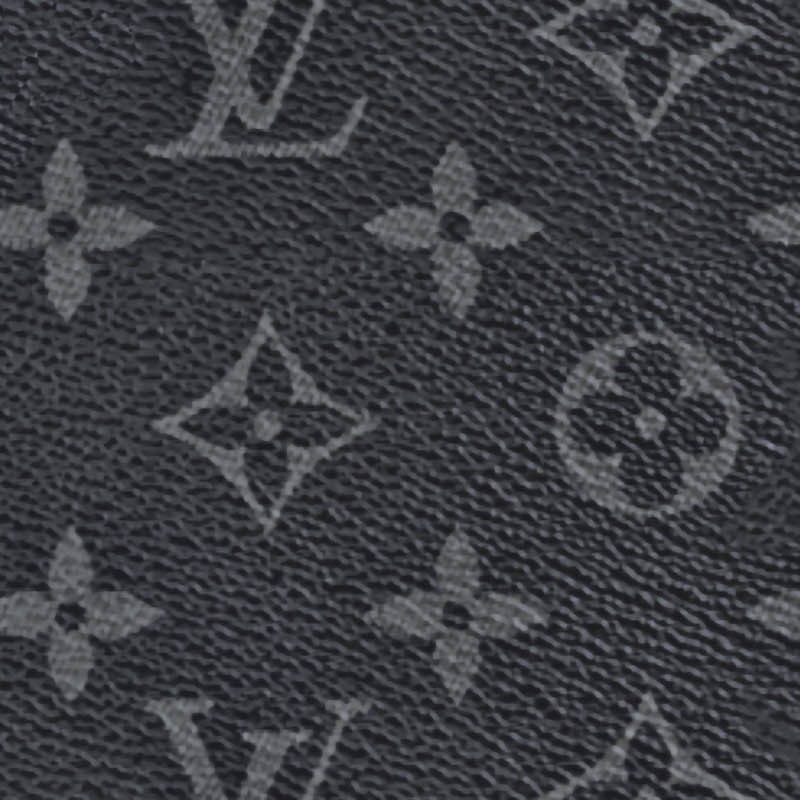 Textures   -   MATERIALS   -   LEATHER  - Louis Vuitton black leather PBR texture seamless 22089 - HR Full resolution preview demo