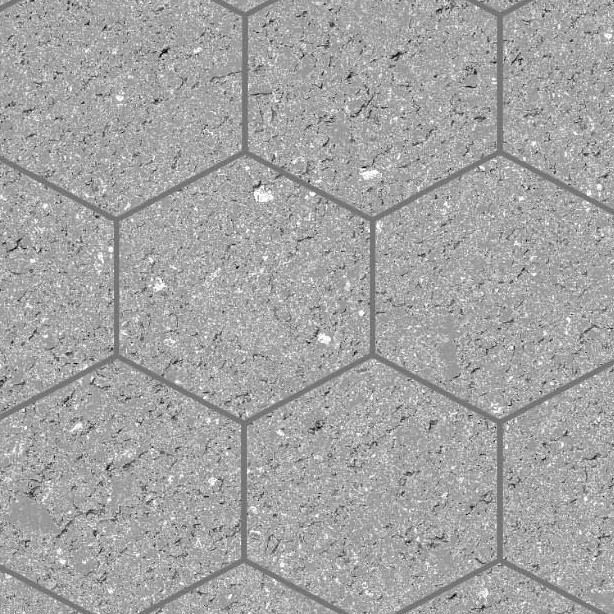 Textures   -   ARCHITECTURE   -   TILES INTERIOR   -   Hexagonal mixed  - Concrete hexagonal tile texture seamless 17116 - HR Full resolution preview demo