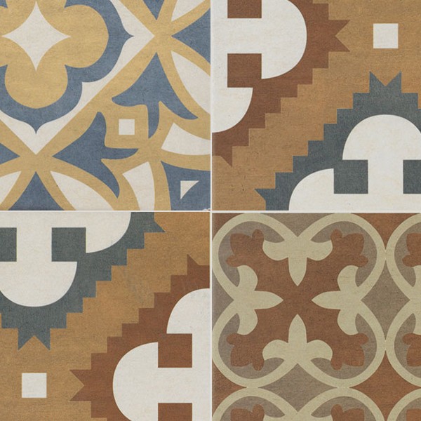 Textures   -   ARCHITECTURE   -   TILES INTERIOR   -   Ornate tiles   -   Patchwork  - Patchwork tile texture seamless 16589 - HR Full resolution preview demo