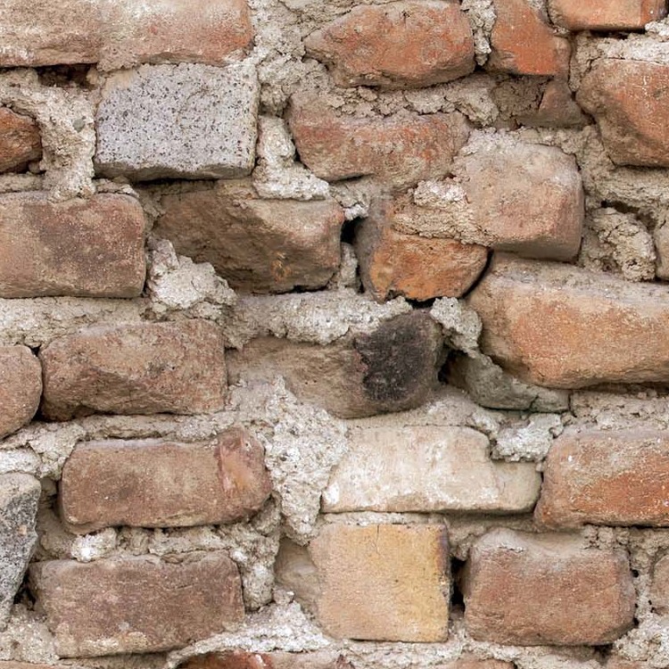 Textures   -   ARCHITECTURE   -   BRICKS   -   Damaged bricks  - Damaged bricks texture seamless 00123 - HR Full resolution preview demo