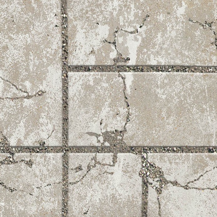 Textures   -   ARCHITECTURE   -   PAVING OUTDOOR   -   Concrete   -   Blocks damaged  - Concrete paving outdoor damaged texture seamless 05504 - HR Full resolution preview demo