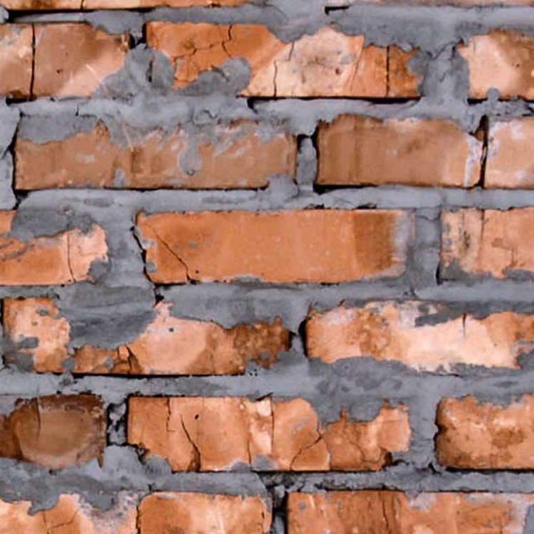 Textures   -   ARCHITECTURE   -   BRICKS   -   Damaged bricks  - Damaged bricks texture seamless 00126 - HR Full resolution preview demo
