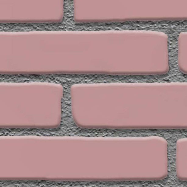 Textures   -   ARCHITECTURE   -   BRICKS   -   Colored Bricks   -   Smooth  - Texture colored bricks smooth seamless 00076 - HR Full resolution preview demo