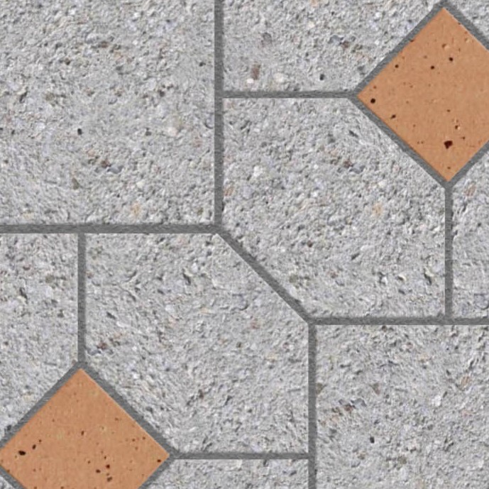 Textures   -   ARCHITECTURE   -   PAVING OUTDOOR   -   Concrete   -   Blocks mixed  - Paving concrete mixed size texture seamless 05595 - HR Full resolution preview demo
