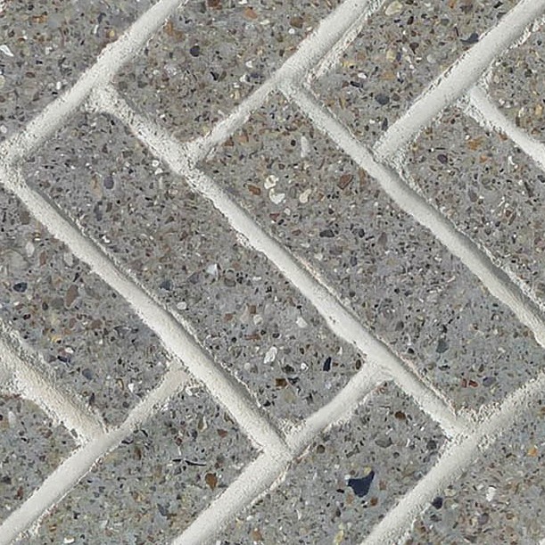 Textures   -   ARCHITECTURE   -   PAVING OUTDOOR   -   Concrete   -   Herringbone  - Concrete paving herringbone outdoor texture seamless 05825 - HR Full resolution preview demo