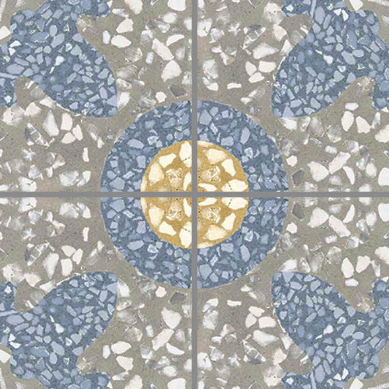 Textures   -   ARCHITECTURE   -   TILES INTERIOR   -   Terrazzo  - terrazzo cementine tiles pbr texture seamless 22099 - HR Full resolution preview demo