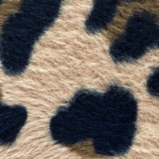 Textures   -   MATERIALS   -   FUR ANIMAL  - Leopard faux fake fur animal texture seamless 09554 - HR Full resolution preview demo