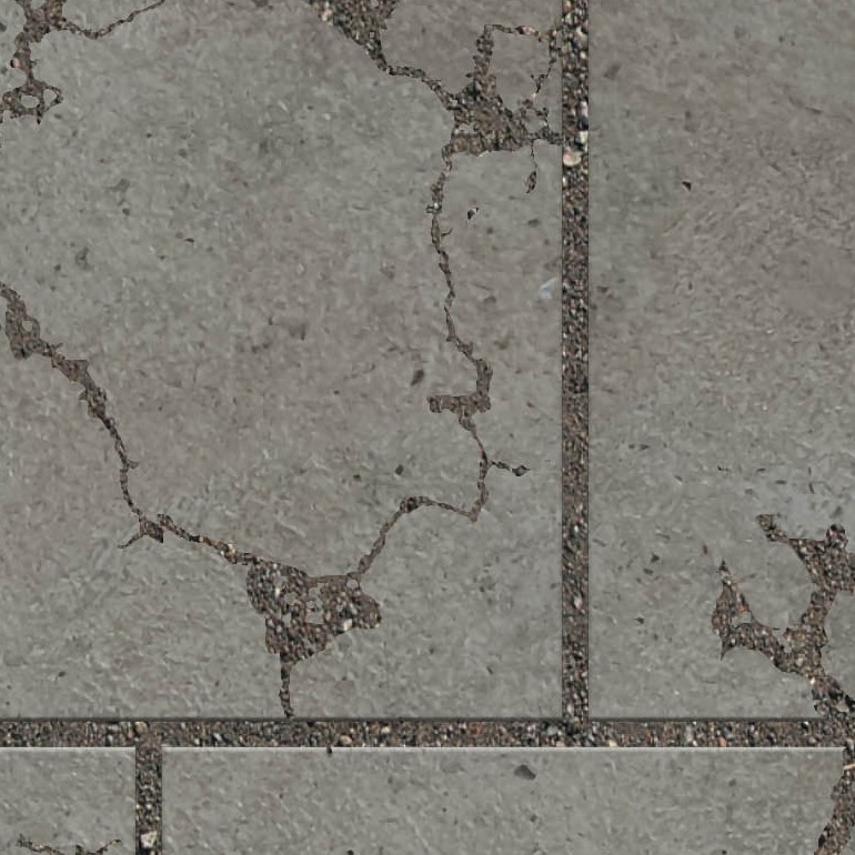 Textures   -   ARCHITECTURE   -   PAVING OUTDOOR   -   Concrete   -   Blocks damaged  - Concrete paving outdoor damaged texture seamless 05523 - HR Full resolution preview demo