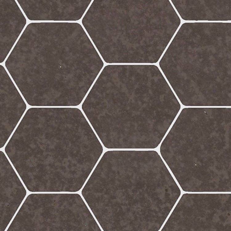 Textures   -   ARCHITECTURE   -   TILES INTERIOR   -   Hexagonal mixed  - hexagonal brown marble tile texture seamless 21411 - HR Full resolution preview demo
