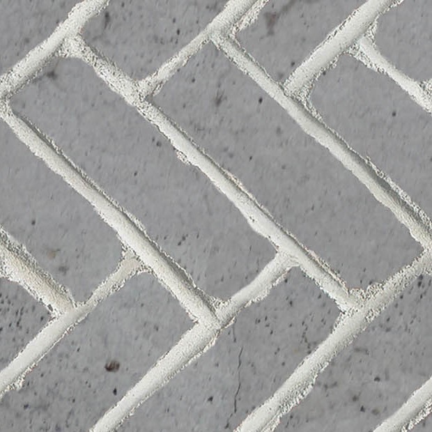 Textures   -   ARCHITECTURE   -   PAVING OUTDOOR   -   Concrete   -   Herringbone  - Concrete paving herringbone outdoor texture seamless 05834 - HR Full resolution preview demo