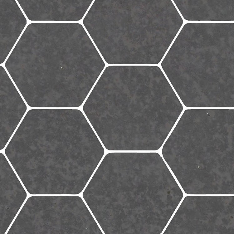 Textures   -   ARCHITECTURE   -   TILES INTERIOR   -   Hexagonal mixed  - hexagonal grey marble tile texture seamless 21415 - HR Full resolution preview demo