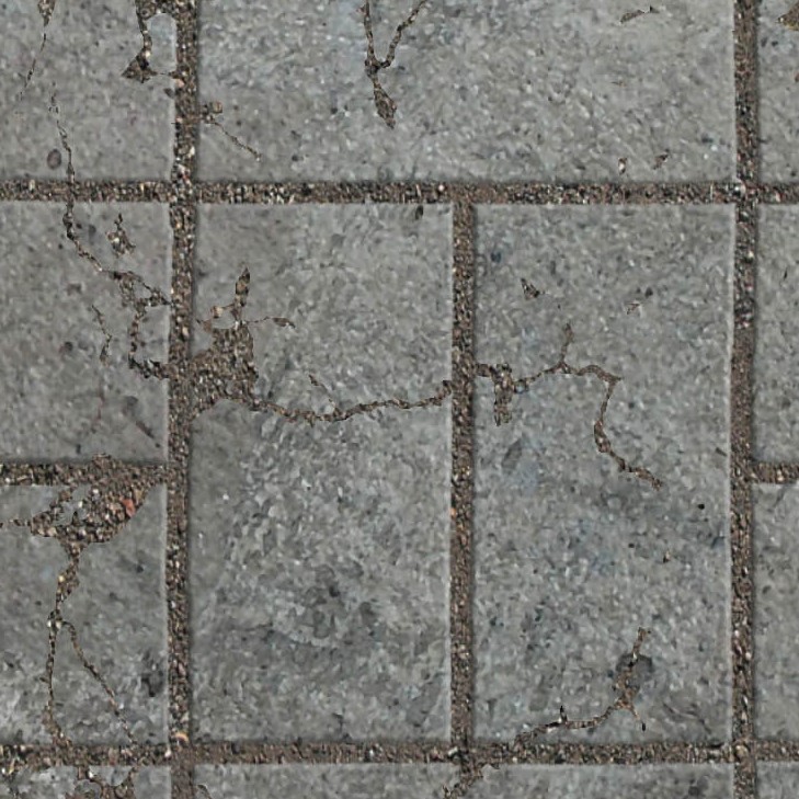 Textures   -   ARCHITECTURE   -   PAVING OUTDOOR   -   Concrete   -   Blocks damaged  - Concrete paving outdoor damaged texture seamless 05527 - HR Full resolution preview demo