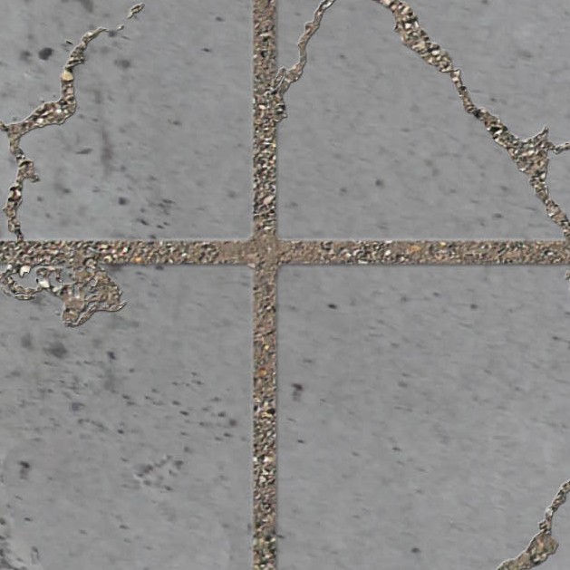 Textures   -   ARCHITECTURE   -   PAVING OUTDOOR   -   Concrete   -   Blocks damaged  - Concrete paving outdoor damaged texture seamless 05531 - HR Full resolution preview demo