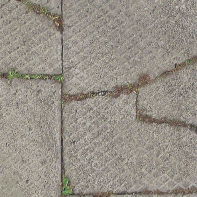 Textures   -   ARCHITECTURE   -   PAVING OUTDOOR   -   Concrete   -   Blocks damaged  - Concrete paving outdoor damaged texture seamless 05537 - HR Full resolution preview demo