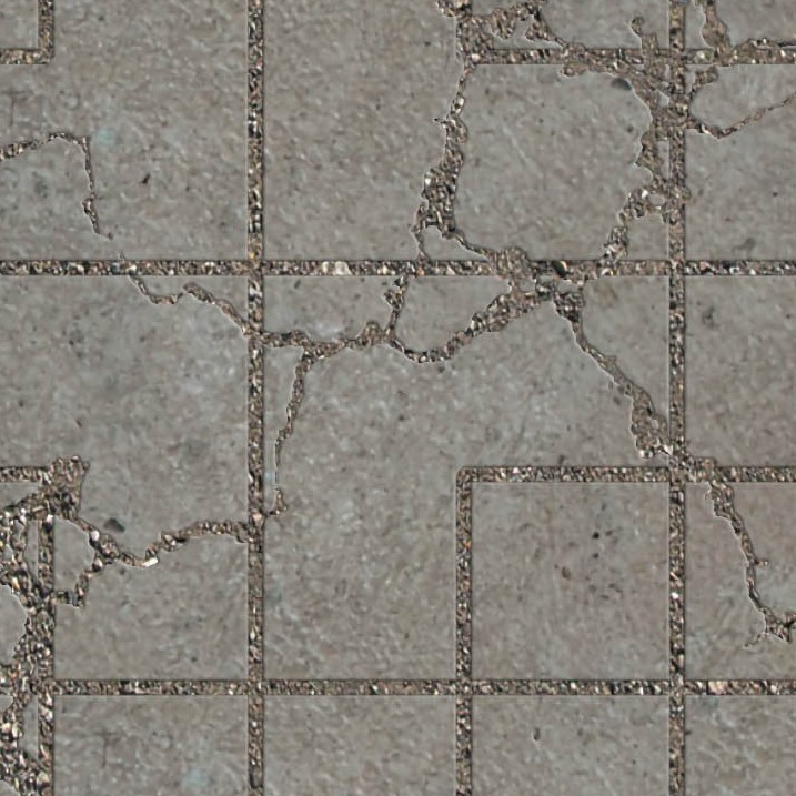 Textures   -   ARCHITECTURE   -   PAVING OUTDOOR   -   Concrete   -   Blocks damaged  - Concrete paving outdoor damaged texture seamless 05540 - HR Full resolution preview demo